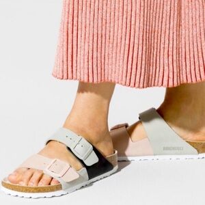 BIRKENSTOCK Arizona Split Hex Sandals, size 8